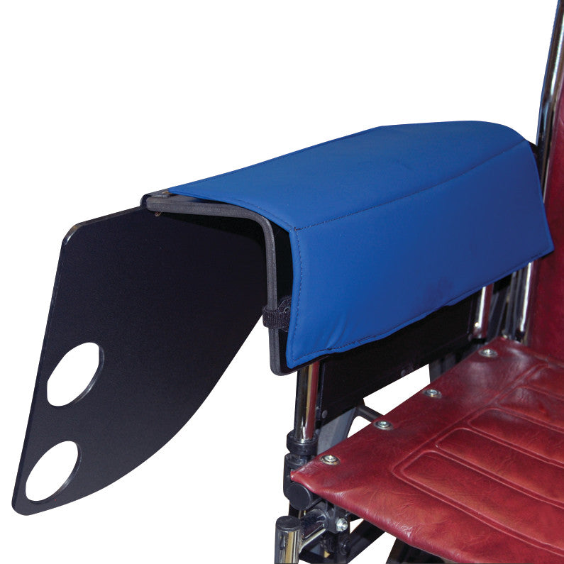 Flip-Top Tray with Cupholder, Padded, Right