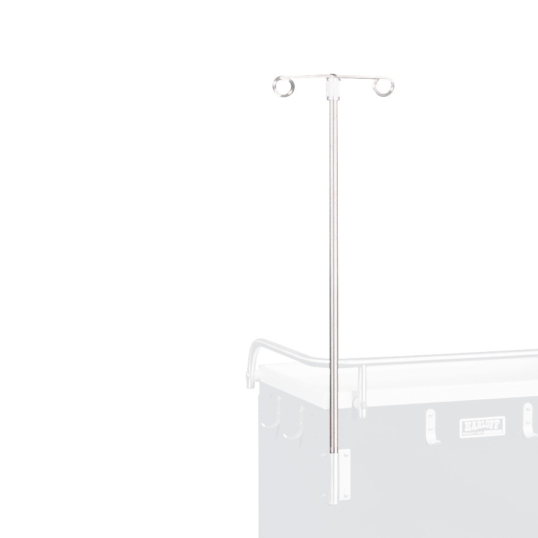 Harloff Emergency Cart Accessory: IV Pole for M-Series/Classic Line Carts