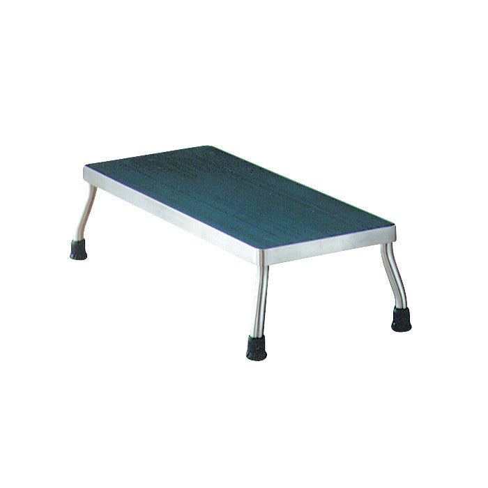 Stainless Steel Step Stool, One Step, 30"W x 7-3/4"H x 12"D