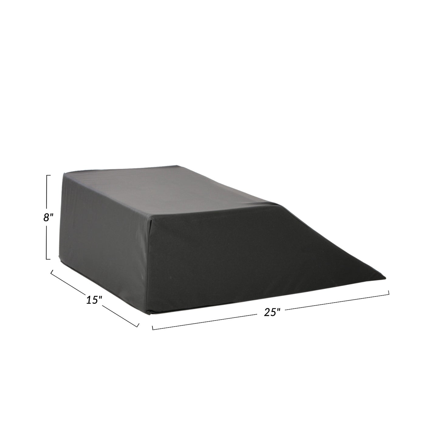 Covered Foam Bed Wedge, with Black Conductive Vinyl Cover