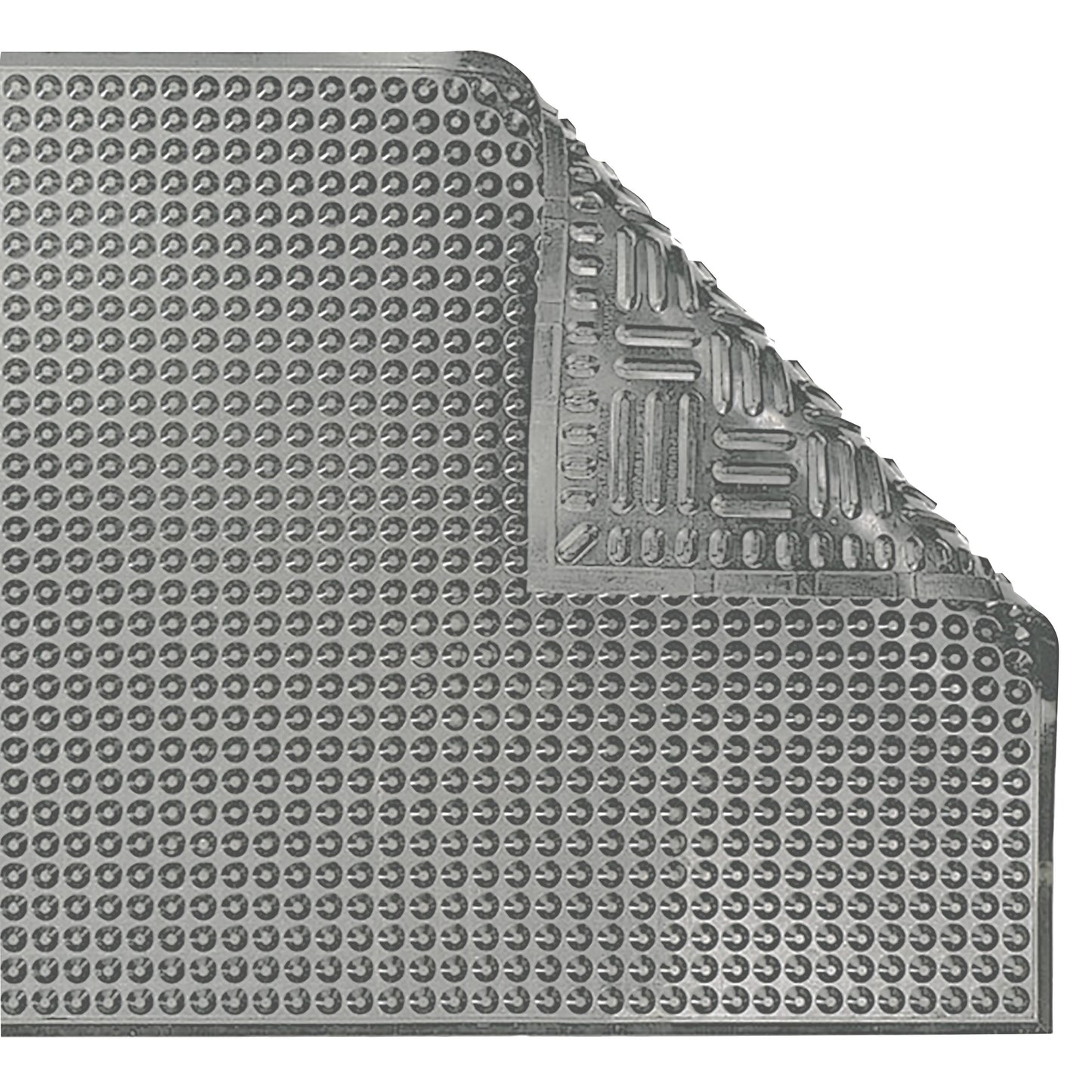 Hygiene Nitrile Floor Mat, 3'W x 6'L, Grey