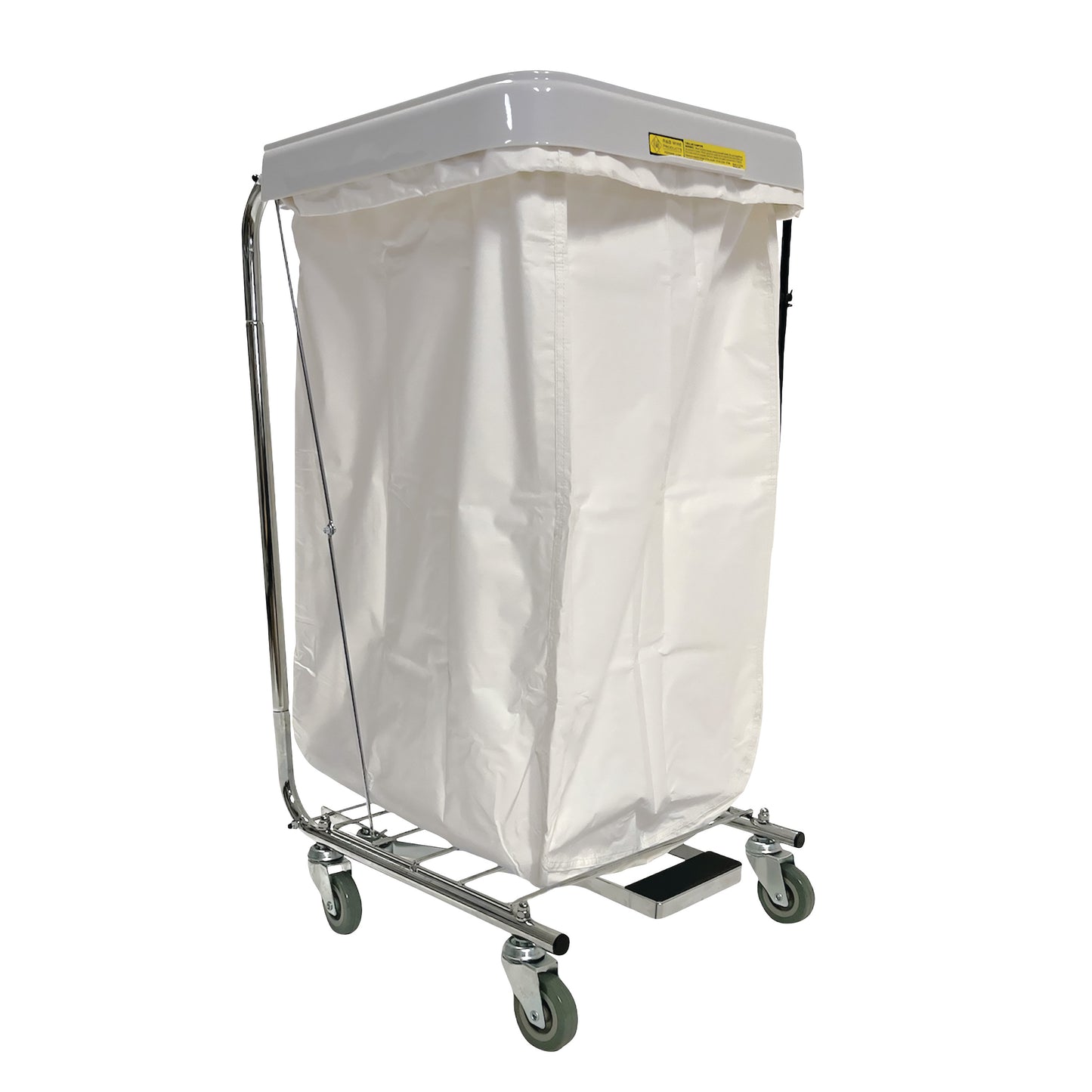 Reusable Antimicrobial Hamper Bag, White
