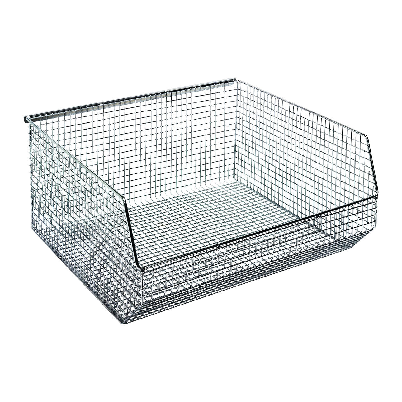 Mesh Stack and Hang Wire Bin, 16-1/4"W x 7"H x 14-1/2"D, 5/Case