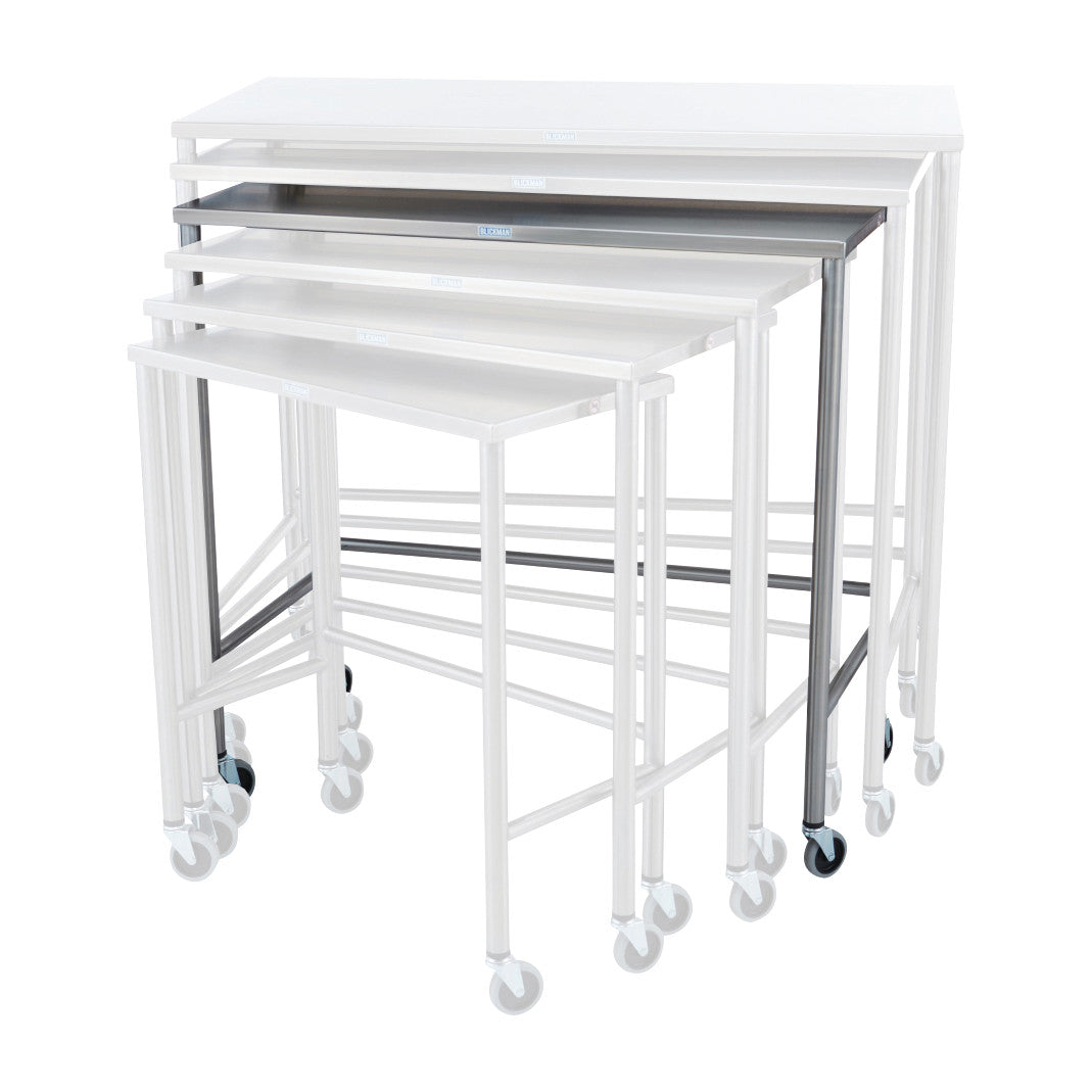 Nested Instrument Table, Third, 40"W x 38"H x 20"D