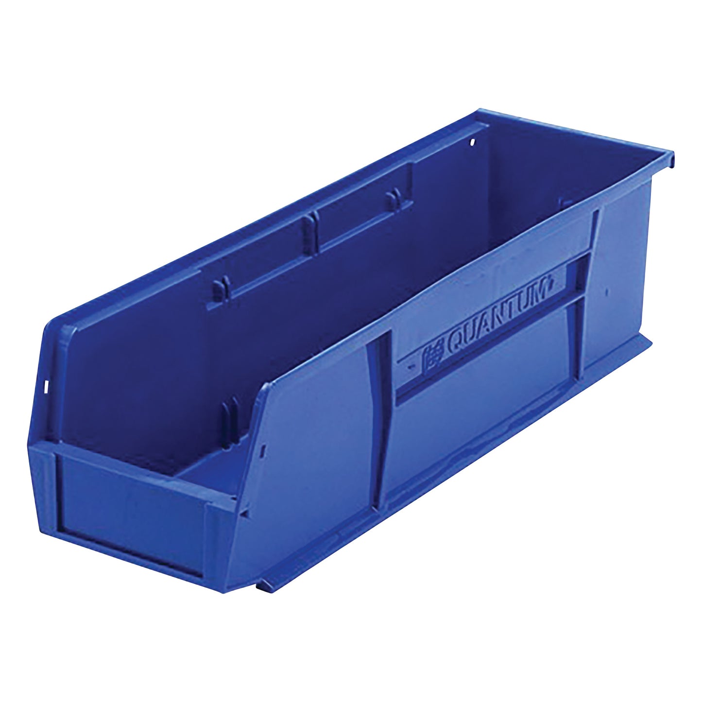 Ultra Hang and Stack Bin, Blue, 5"W x 5-1/2"H x 18"D, 12/Case