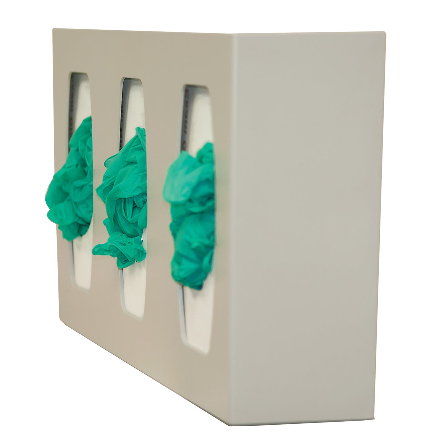 Triple Glove Box Dispenser, Dividers, Beige, ABS