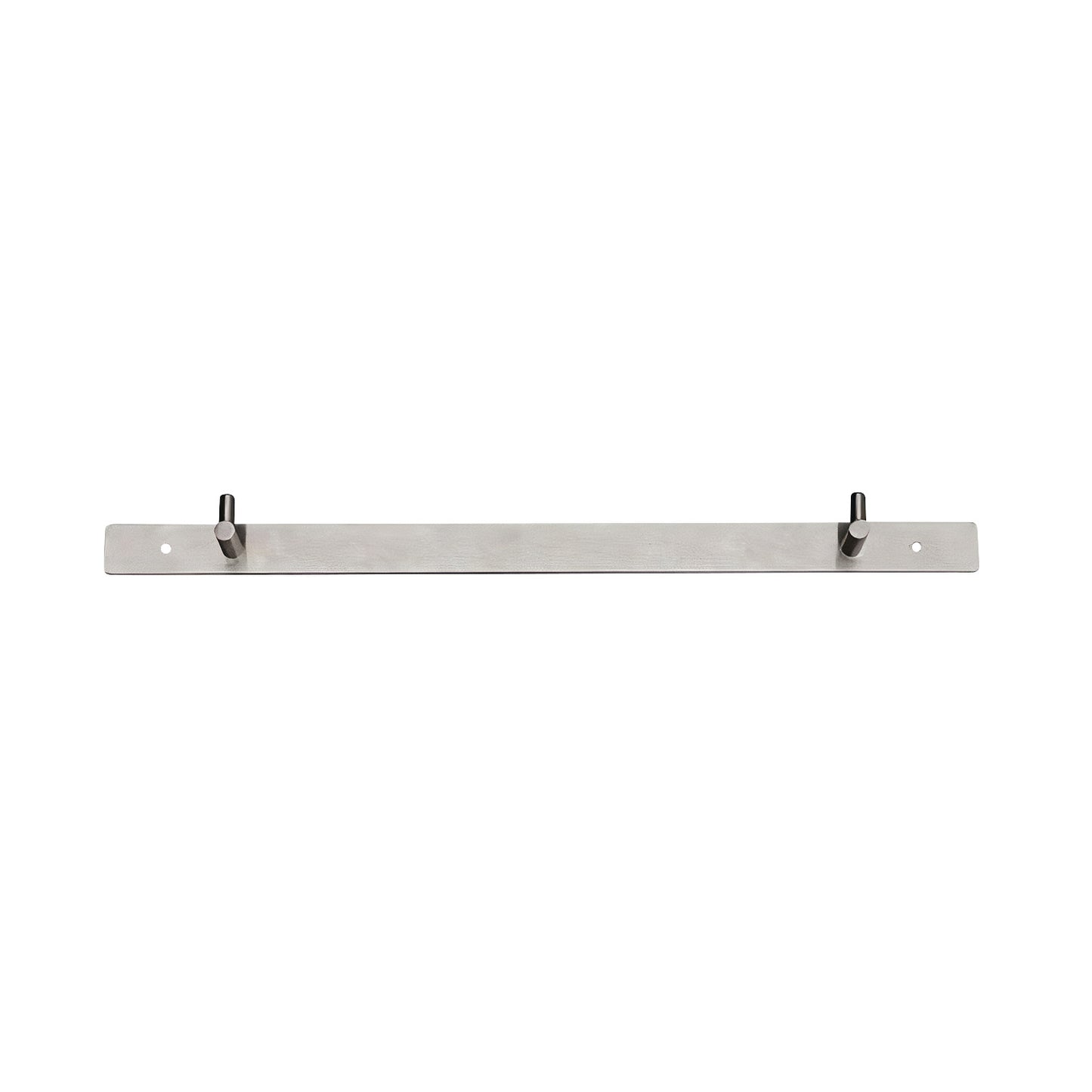AliMed Stainless Steel Patient Shifter Hanger with two hooks on a horizontal metal strip, designed for mounting.