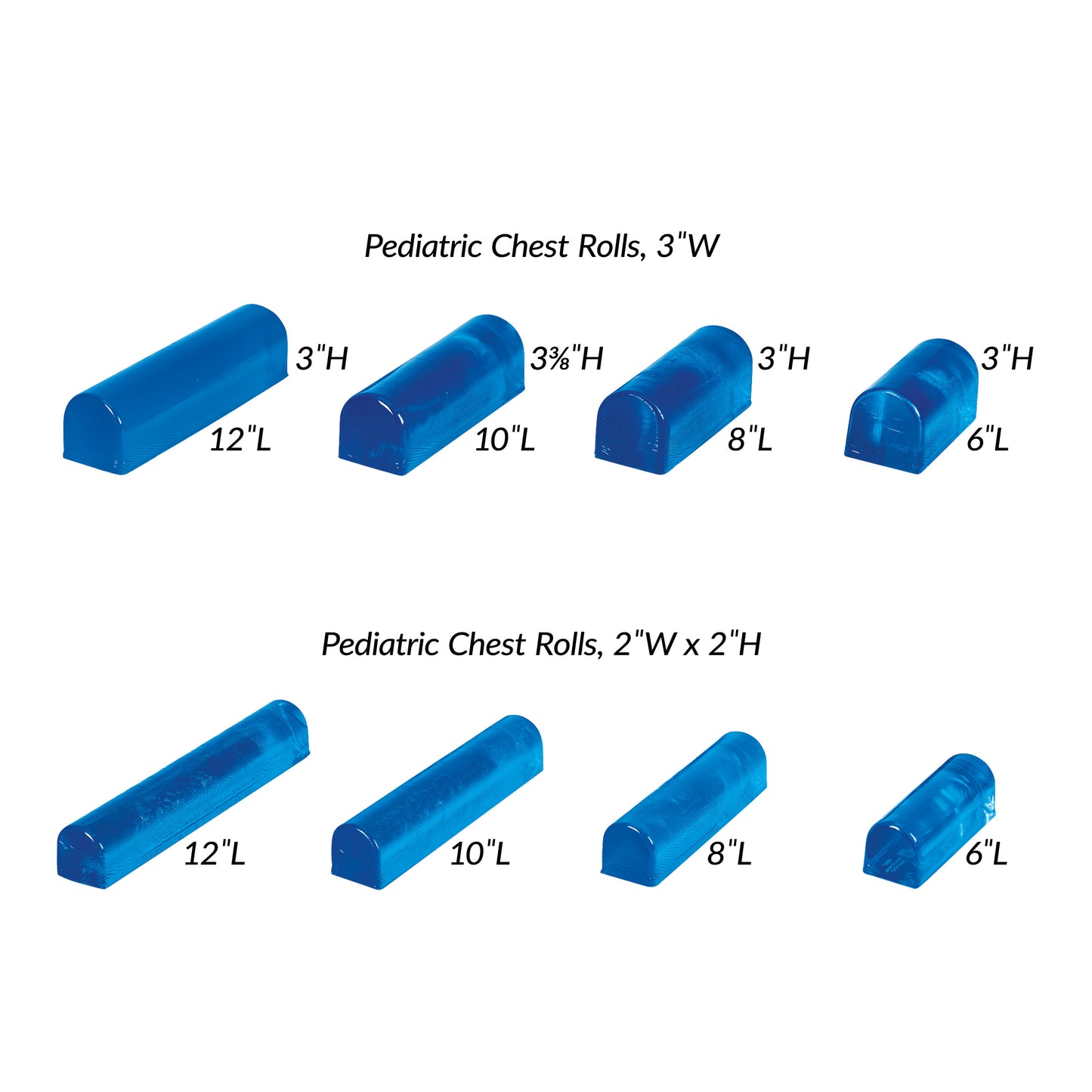 AliMed® AliBlue™ Gel Chest Roll