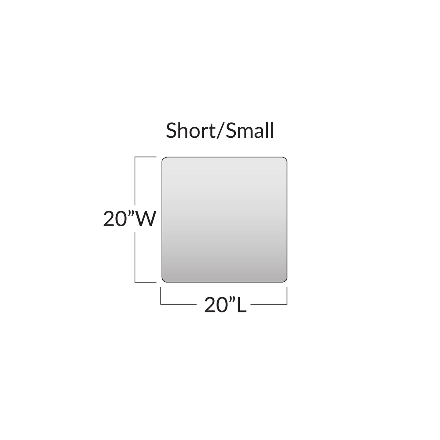 Surface Overlay, One-Piece, Short Length, 20"L