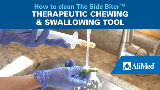 showing the sidebiter being cleaned