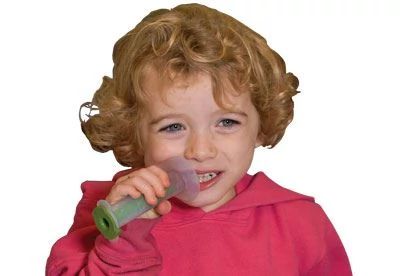 pediatric patient using side biter