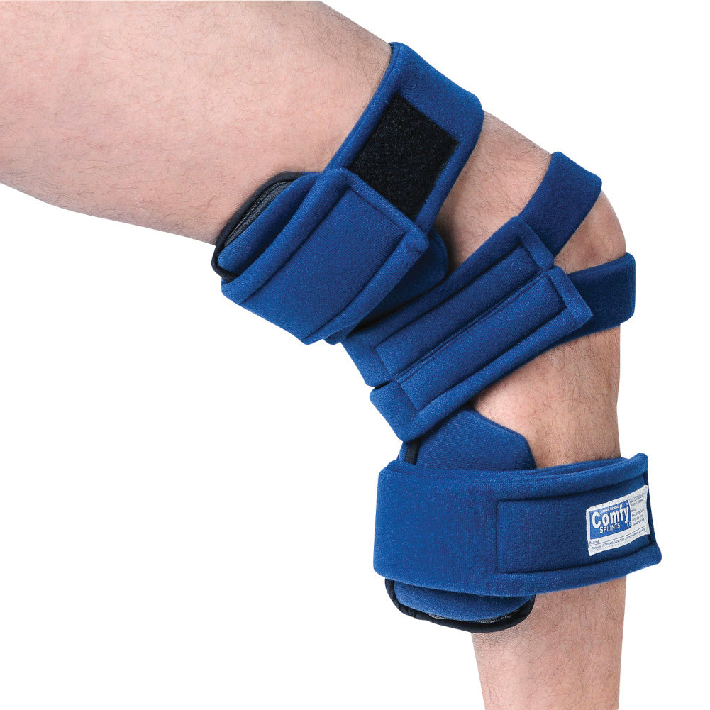 person wearing comfy knee orthosis comfyprene