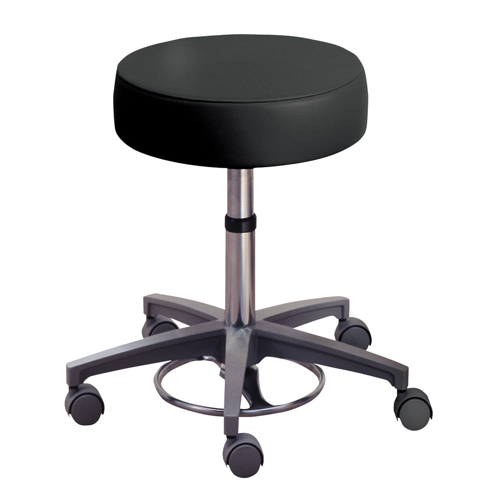 adjustable stool with safe-break casters