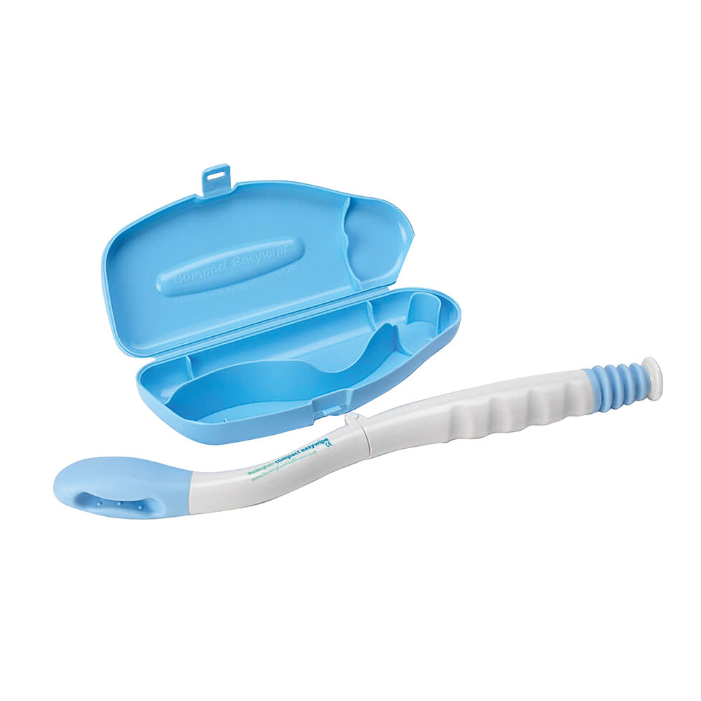 An image of a long handled wiping aid and case representing a category of toileting aids