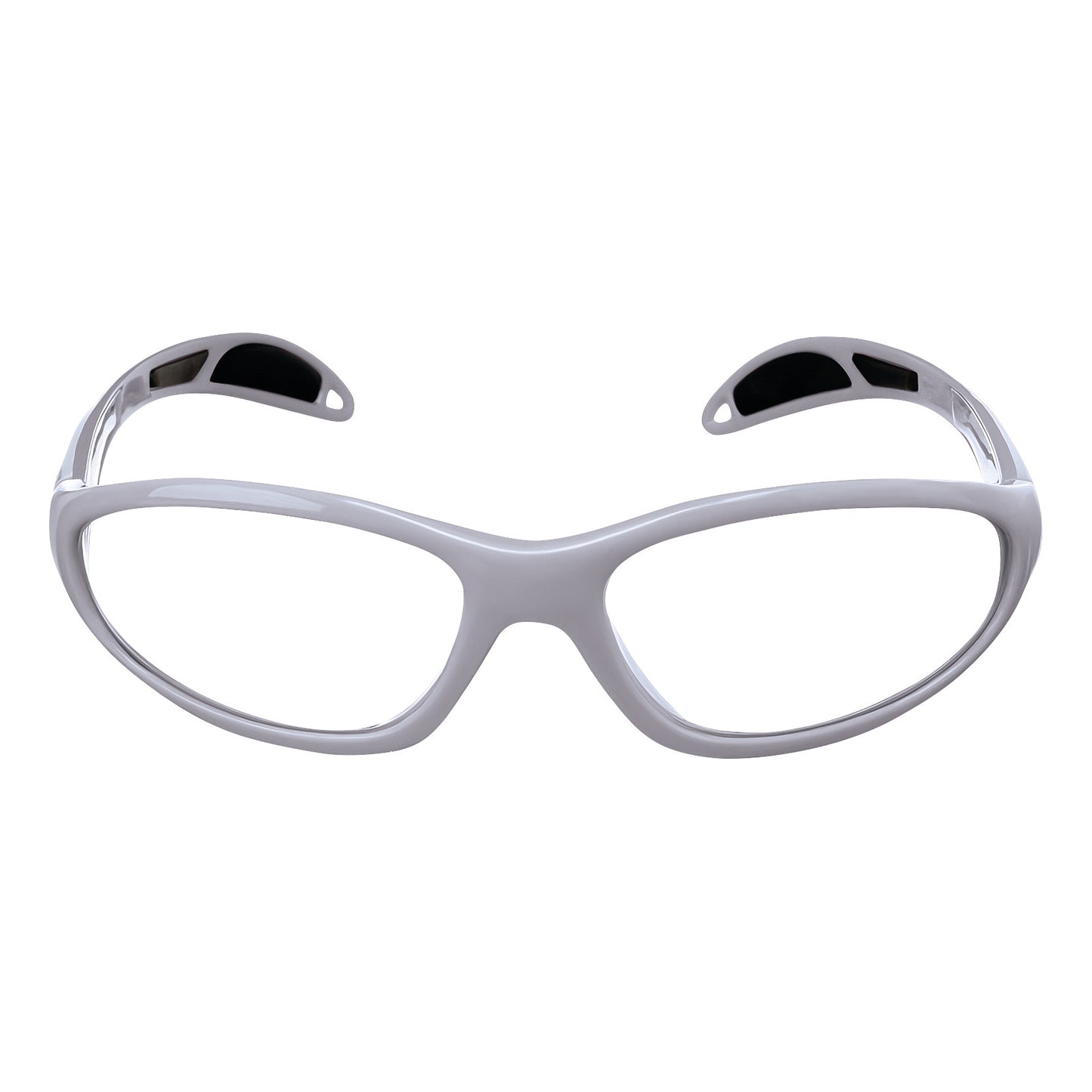 Ultralite Wraparound Radiation Protection Glasses for Petite Faces, Plano, Silver