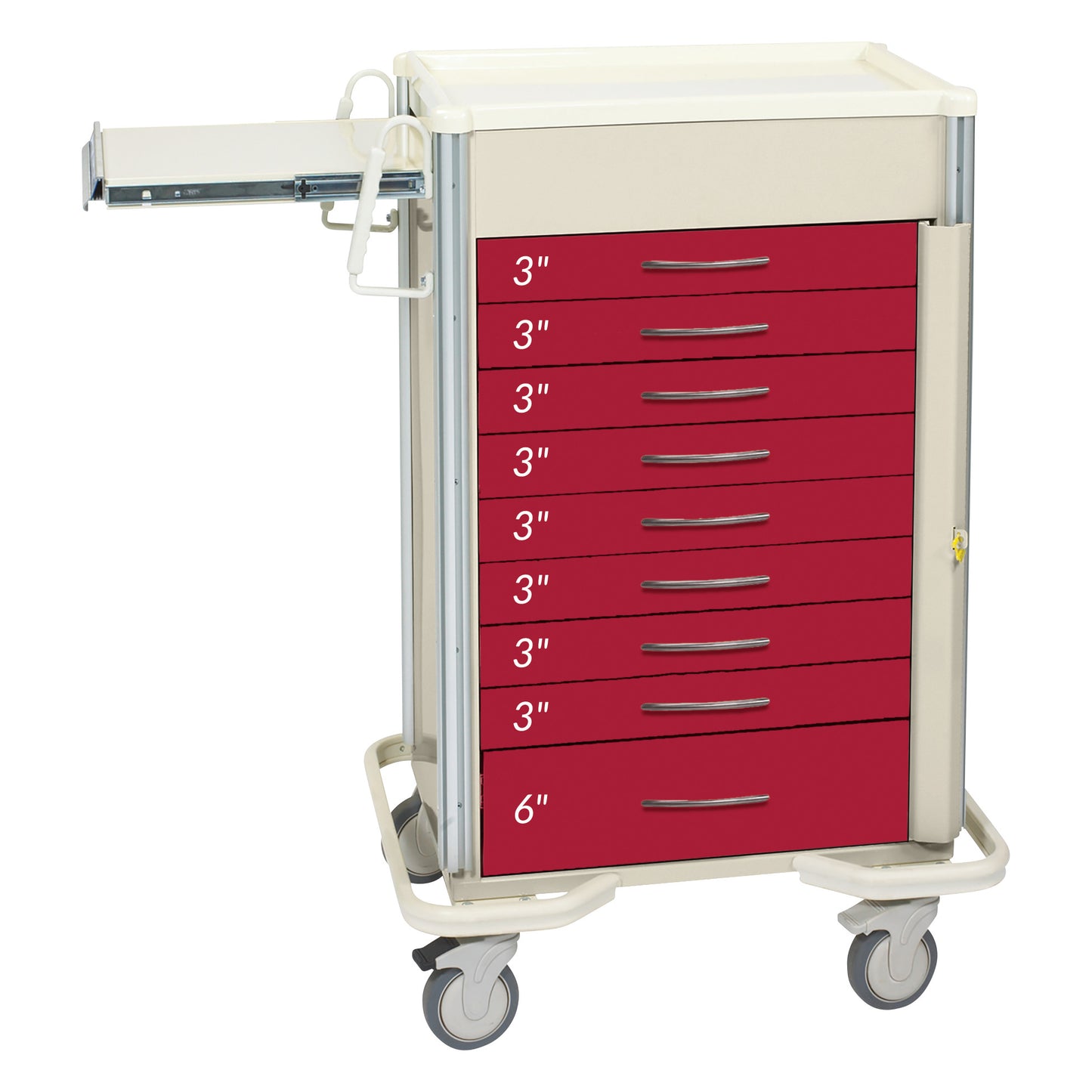 AliMed® Select Series 9-Drawer Emergency Cart
