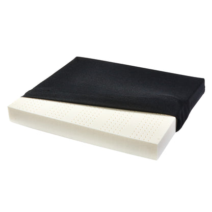 Latex Comfort Cushion, 18"W x 2"H x 16"D, Blue Sure-Chek Vinyl Cover