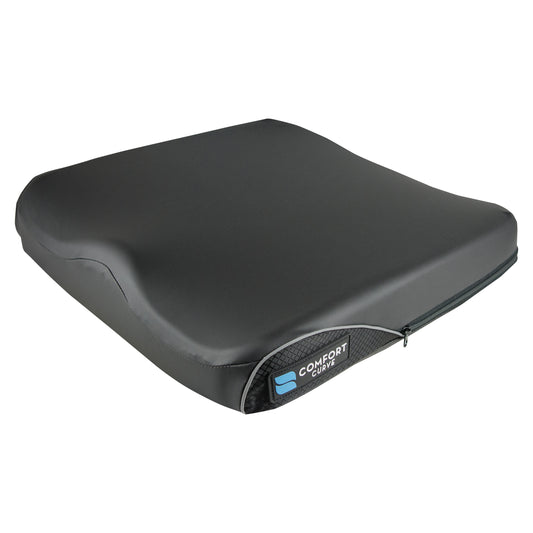 Curve Wheelchair Cushion with Comfort-Tek™ Cover, Adult/Standard, 20"W x 18"D