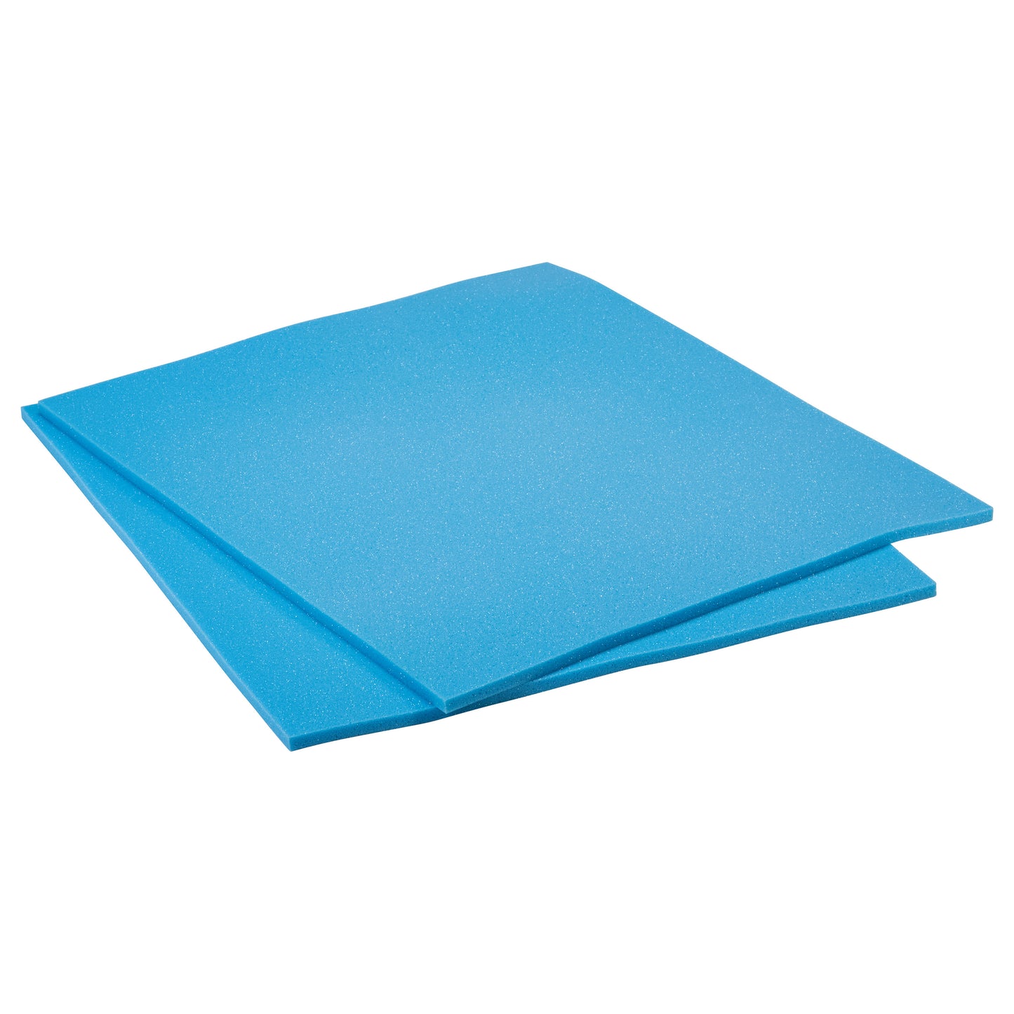 Non-Adhesive T-Foam, Medium, Blue, 18"W x 20"L x 3/8"H, 2 Sheet/Case