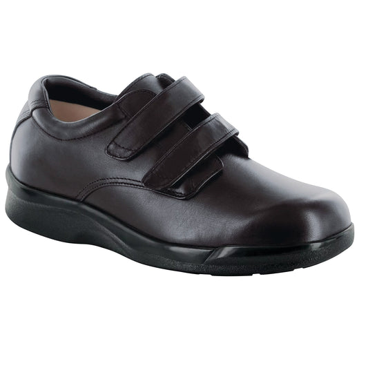 Conform Double-Strap Casual Shoes, Black Leather, Men's Medium, Size 7, 1 Pair/Pack
