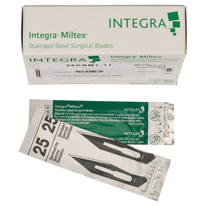 Stainless Steel Blade, Size 25, 4-325, 100/Box