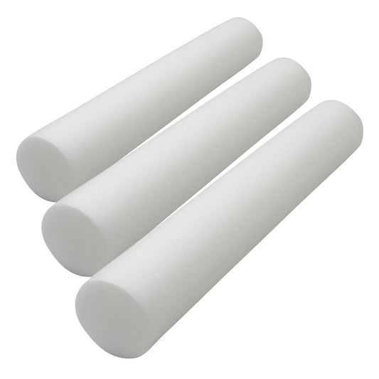 Foam Roller, Full Round, 6"W x 36"L x 6"H, 3/Case