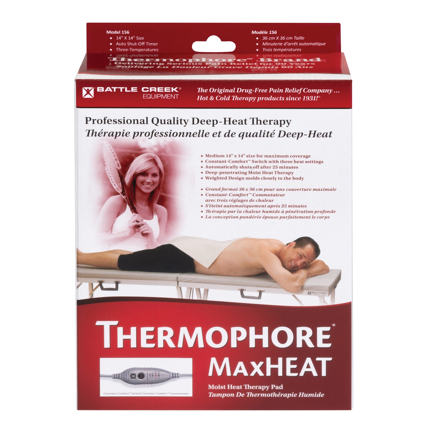 MaxHEAT Moist Heat Pack, Medium, 14"W x 14"L