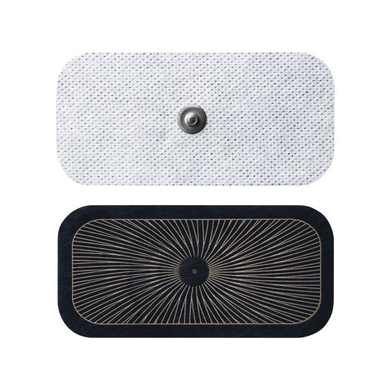 Snap Electrode, Single Snap, Rectangle, 2"W x 4"L, 40/Case (4 per sheet, 10 sheets per case)