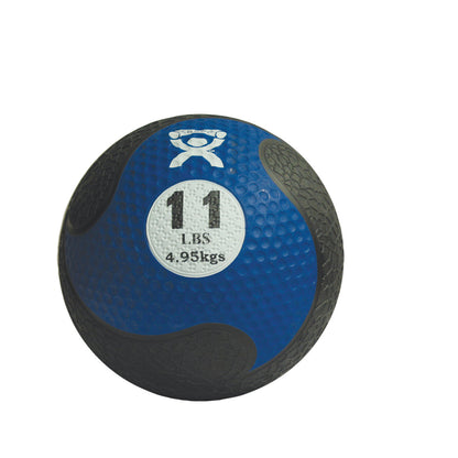 Rubber Medicine Ball, Blue, 9"W, 11 lbs.