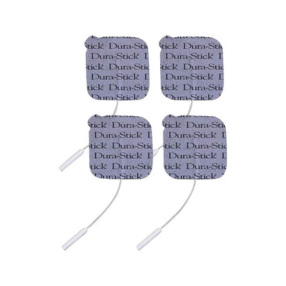 Dura-Stick Plus Electrode, Square, 2"W x 2"L, 40/Case (4 per pack, 10 packs per case)