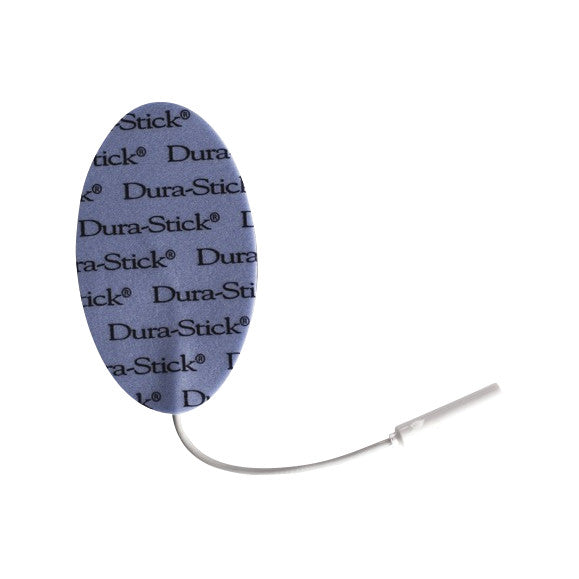 Dura-Stick Plus Electrode, Oval, 2"W x 4"L, 40/Case (4 per pack, 10 packs per case)