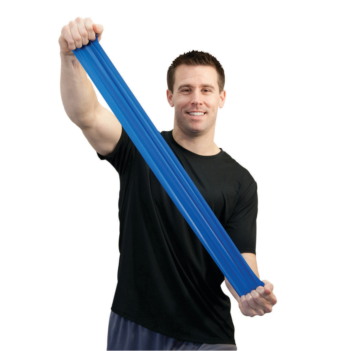 Sup-R Band Non-Latex Exercise Band, Blue, Heavy, 50-yd. Roll