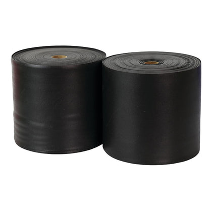 Sup-R Band Non-Latex Exercise Band, Black, X-Heavy, 50-yd. Roll, 2 Roll/Pack