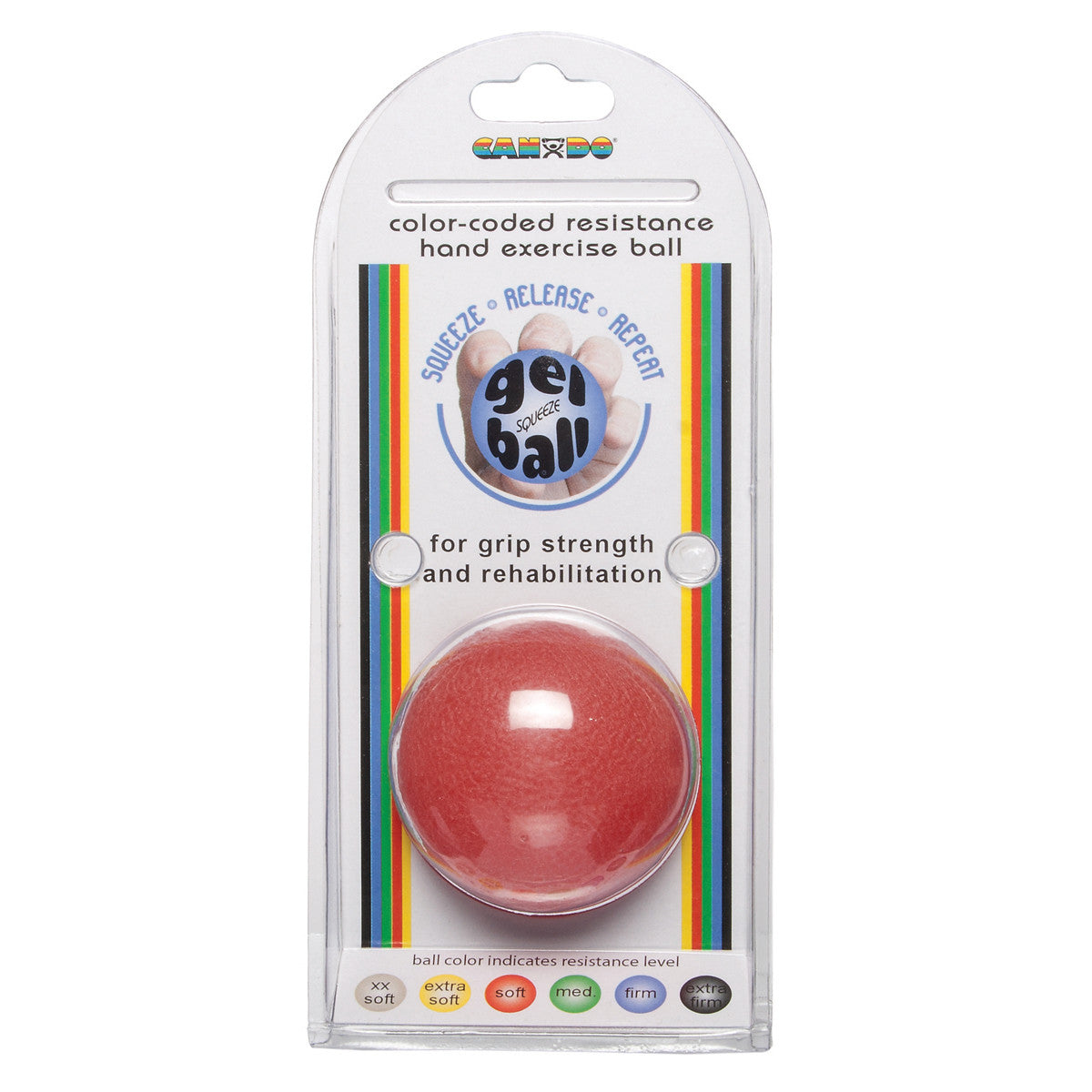 Gel Squeeze Ball, Red, Light