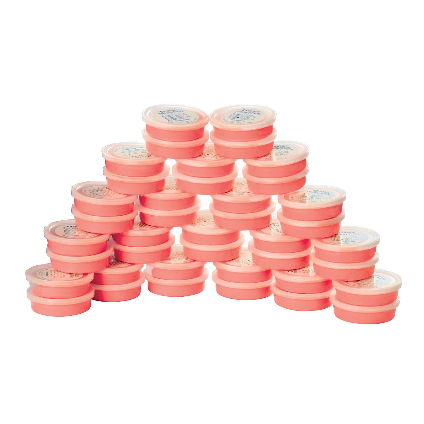 Therapy Putty Pack Kit, Red, Soft, 40/Kit