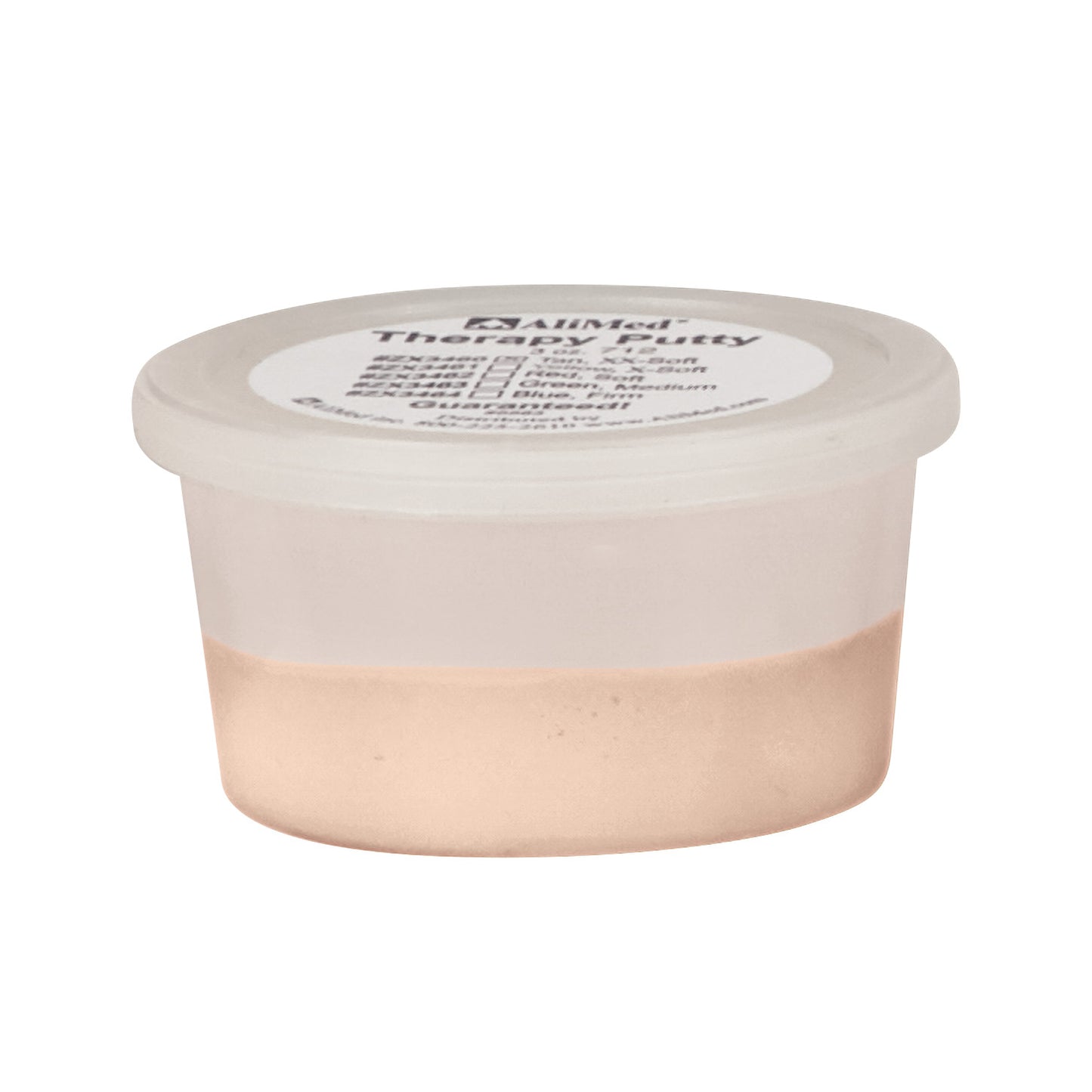 Color-Coded Therapy Putty, Tan, 2X-Soft, 3 oz.
