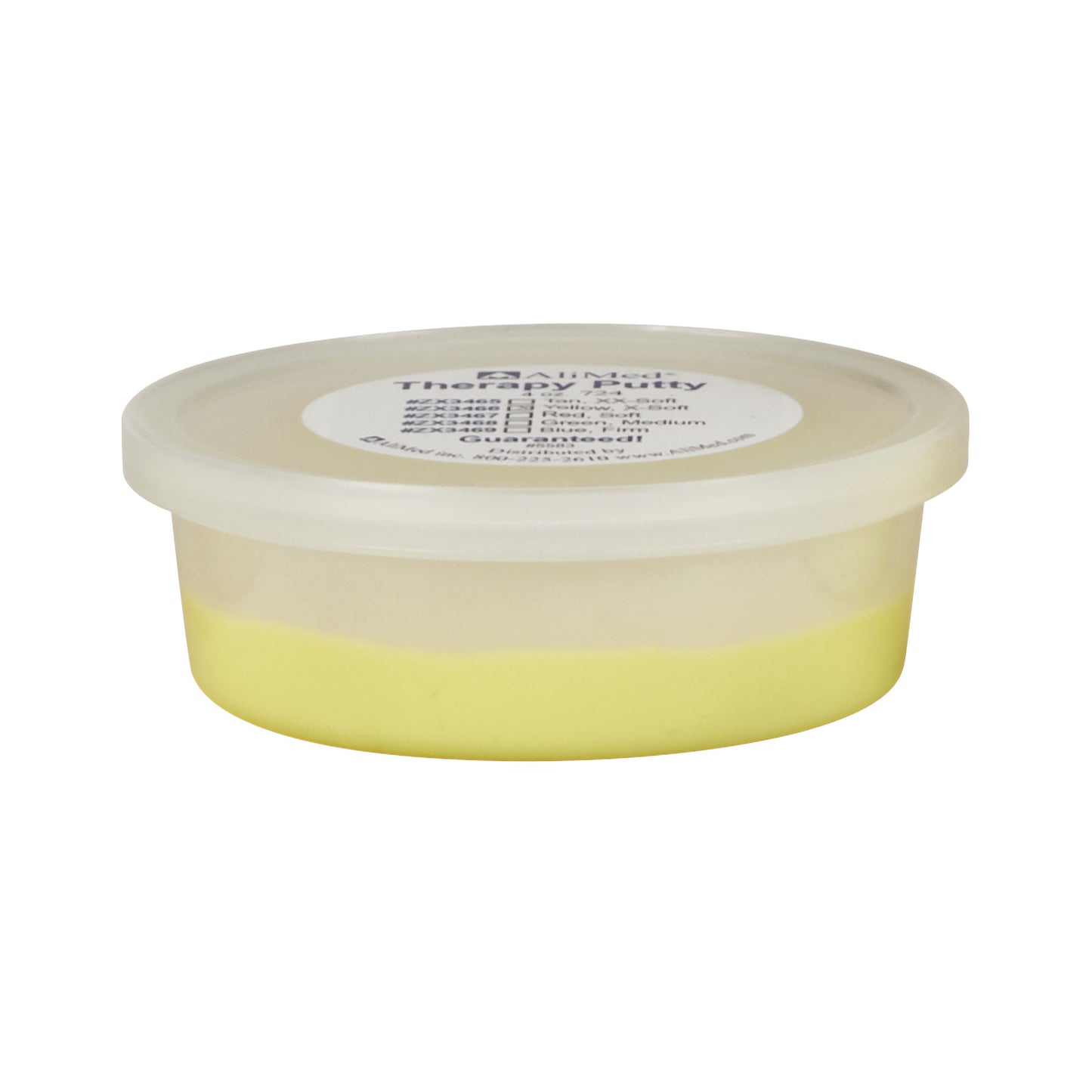 Color-Coded Therapy Putty, Yellow, X-Soft, 4 oz.