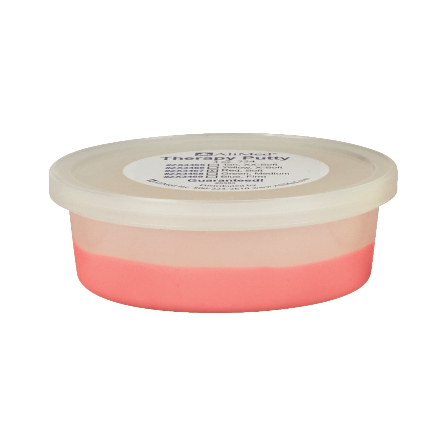 Color-Coded Therapy Putty, Red, Soft, 4 oz.