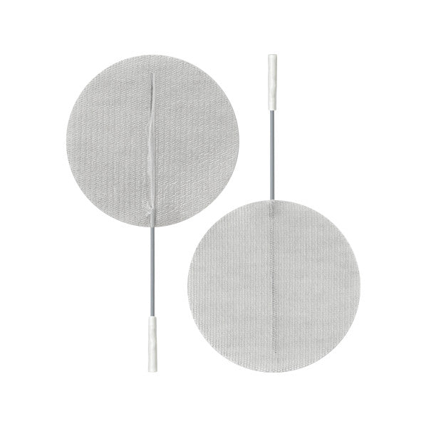 Reusable Neurostimulation Cloth Electrode, 3"W x 3"L Round, 40/Case (4 per sheet, 10 sheets per case)