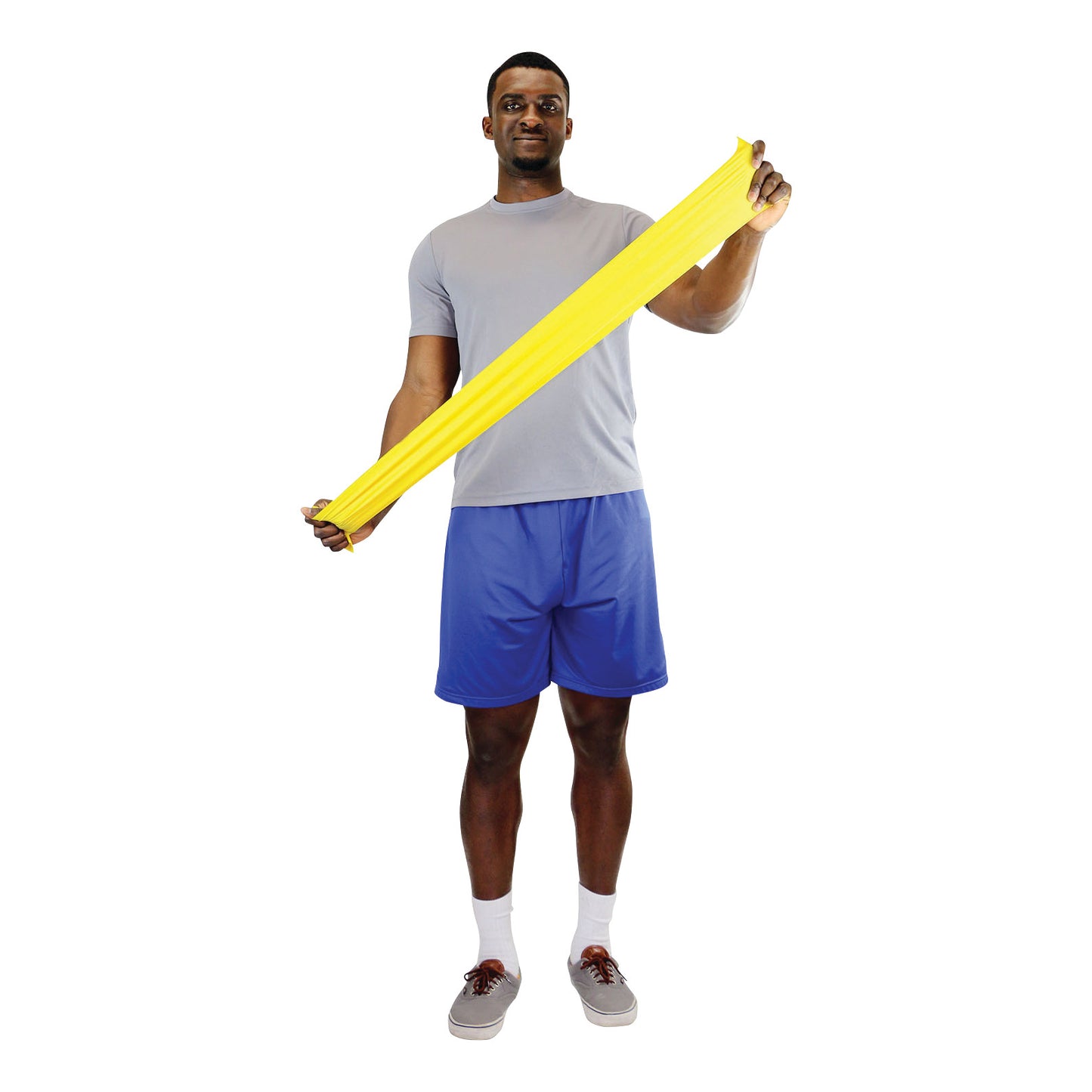 Latex Exercise Band, Yellow, X-Light, 50-yd. Roll