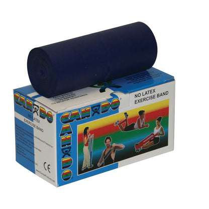 Non-Latex Exercise Band, Blue, Heavy, 6-yd. Roll