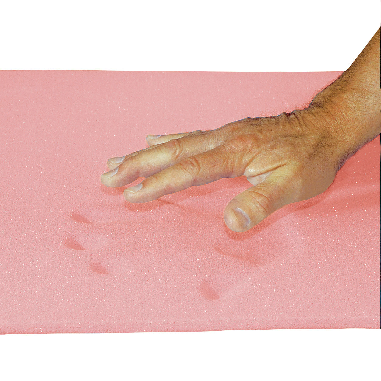 T-Foam, Bed, Soft, Pink, 35"W x 78"L x 1/2"H, Sheet