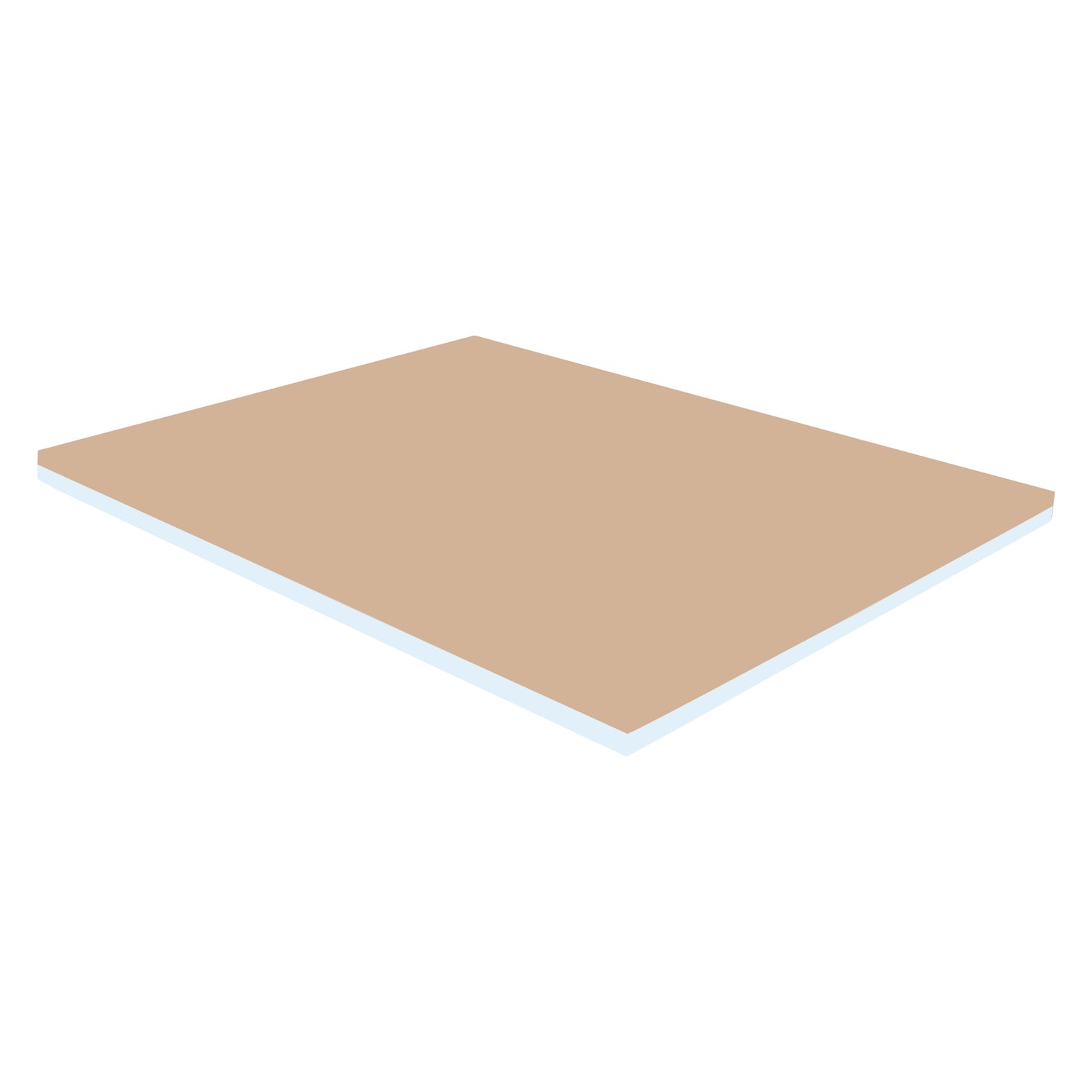 1/2"H Dual Laminate Orthotic Combination Sheet with Medium/Firm Plastazote®