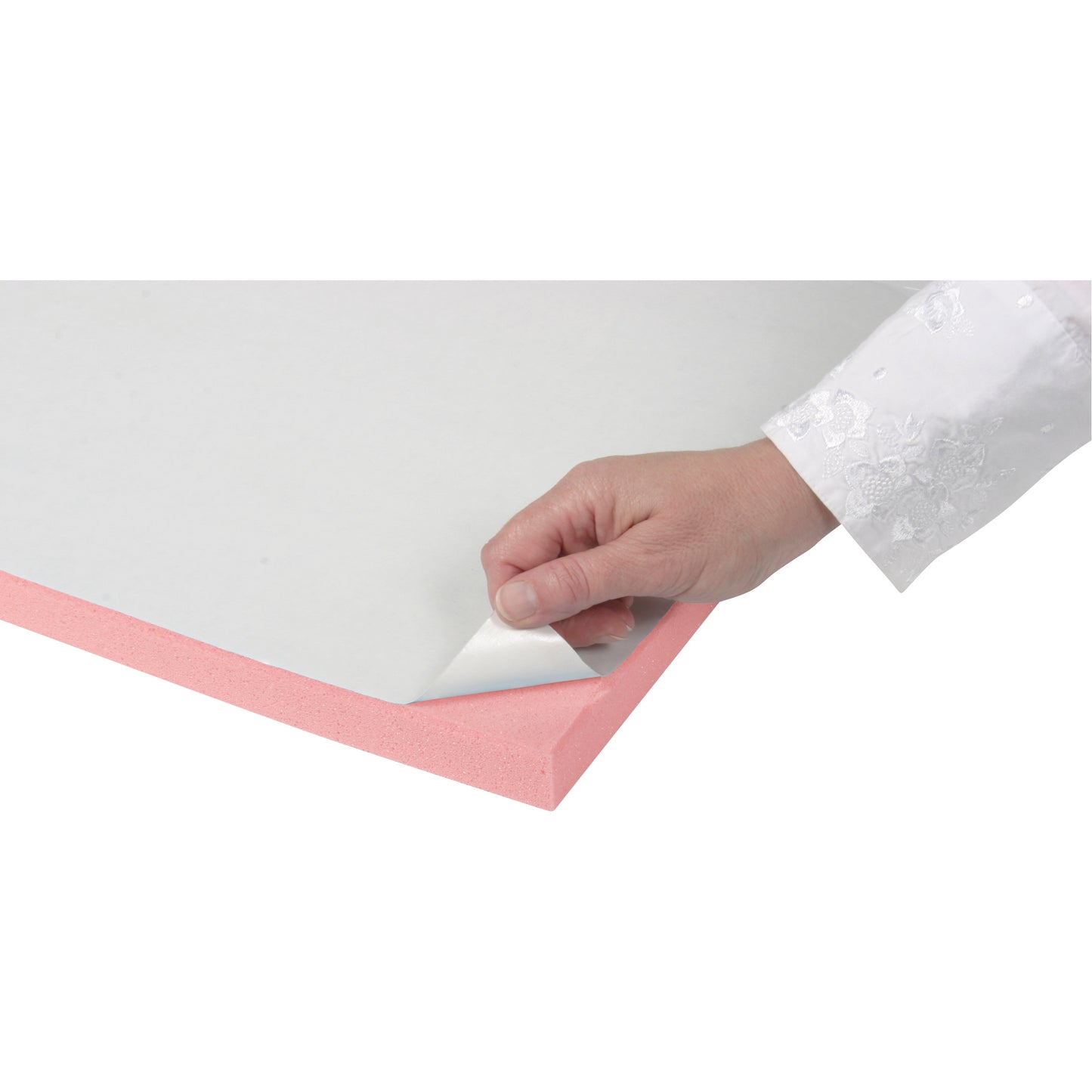 T-Stick, Soft, Pink, 16"W x 18"L x 1"H, Sheet