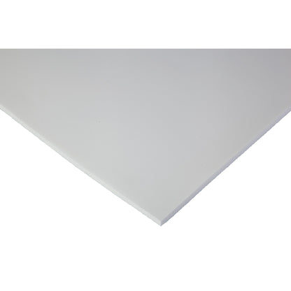 PE-LITE, Firm, 39"W x 39"L x 3/8"H, White, Sheet