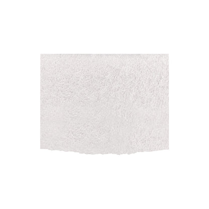 Close-up of VELCRO Brand Loop, showing its textured white surface on a plain background.