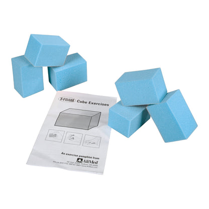 T-Foam Visco Cube, Medium, Blue, 18/Box