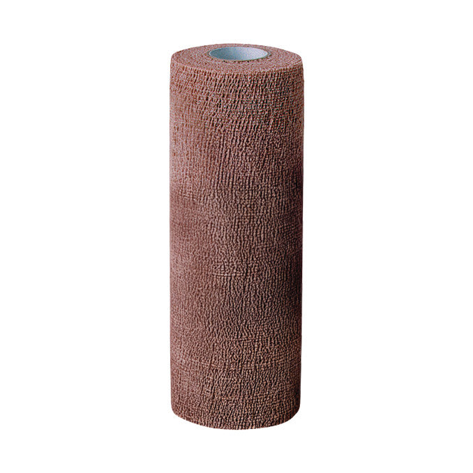 NL Flexible Cohesive Bandage, Tan Pack, 6"W x 5 yds., 12 Roll/Case