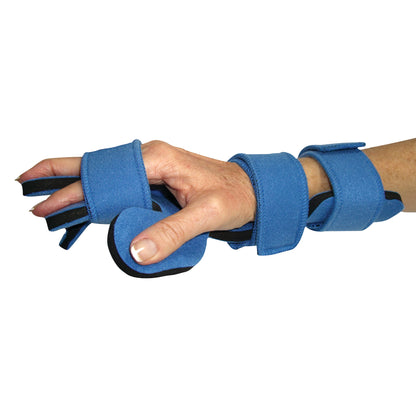 Adult Hand/Wrist Separate Finger Orthosis, Comfyprene Cover, Right, Light Blue