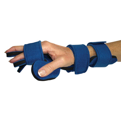 Adult Hand/Wrist Separate Finger Orthosis, Comfyprene Cover, Right, Dark Blue